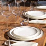 Signature Gold Rim Salad Plate 8″