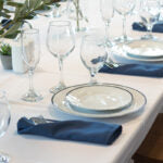 Silver Rim Salad Plate 7.5″