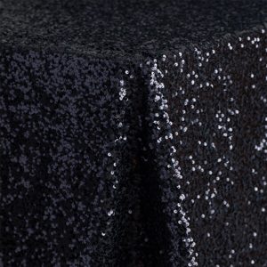 Sparkle Black Linen