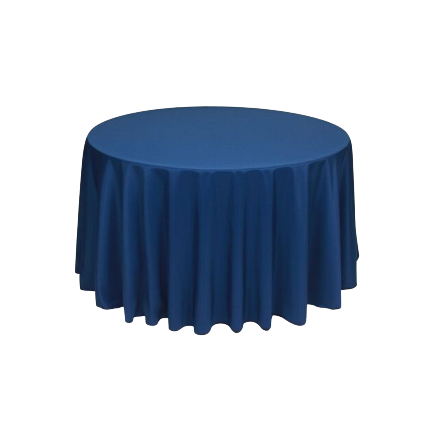 Navy Polyester 60" x 120" Rectangle Tablecloth Linen