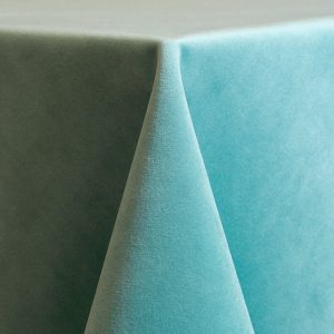 Velvet Aqua Linen