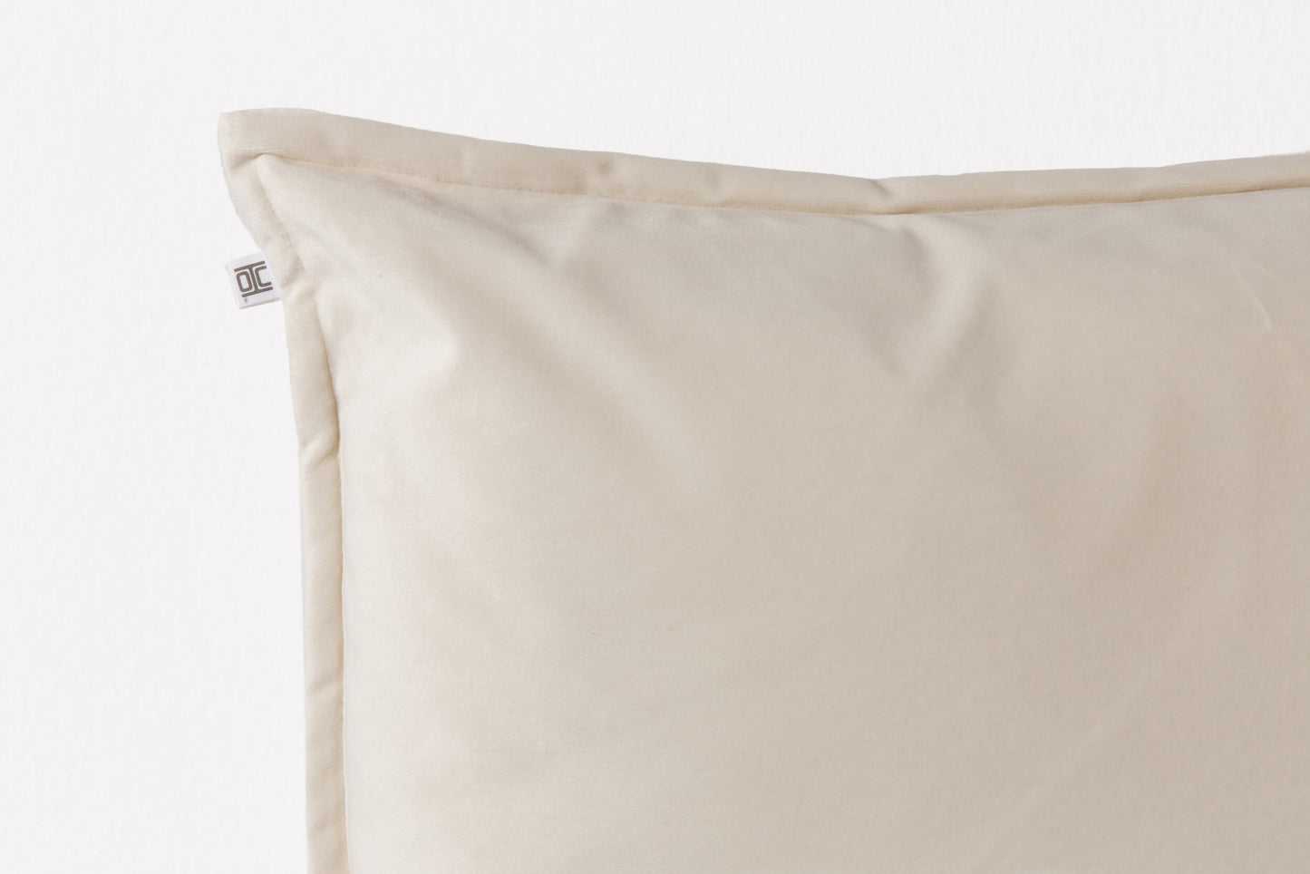 White Velvet Throw Pillow