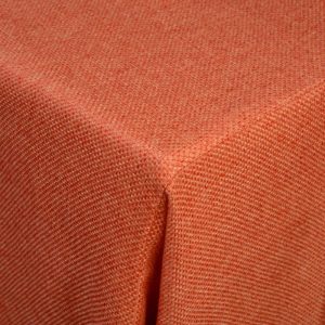 Vintage Burlap Tangerine Linen