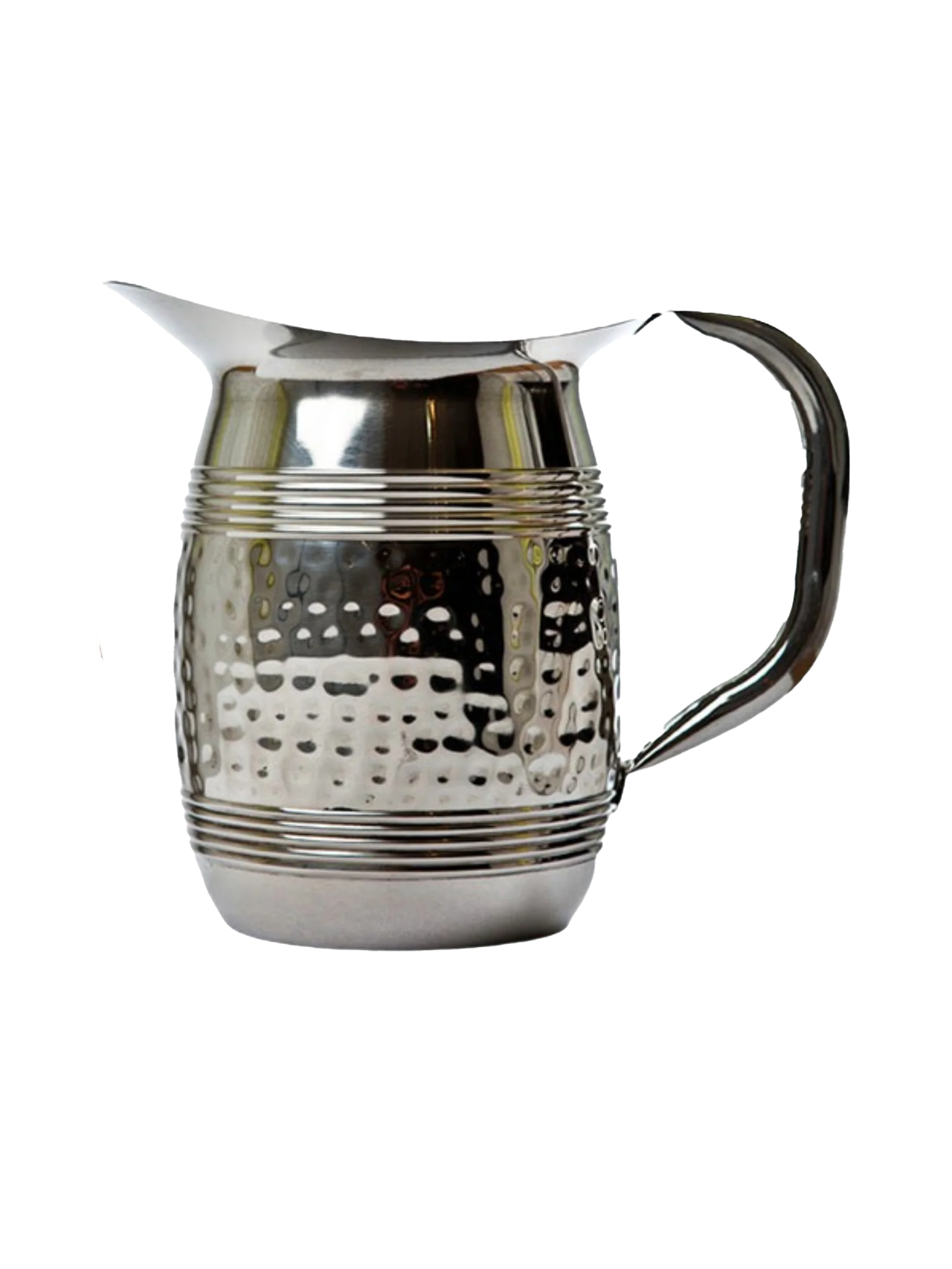 Stainless Hammered Water Pitcher 64 oz.