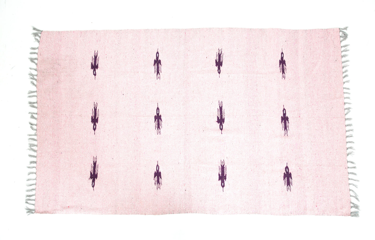 Purple Birds Large Blanket