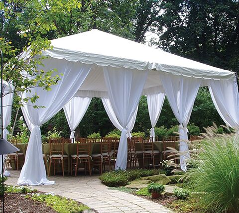 Tent Leg Drapes