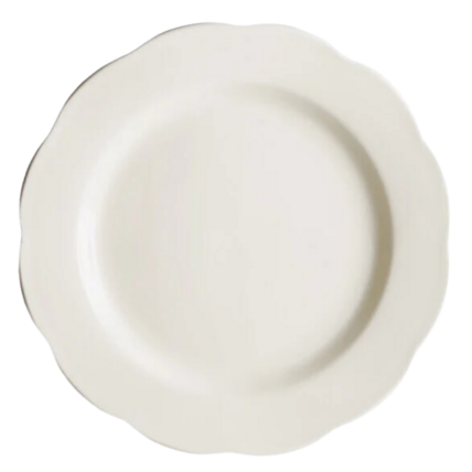 Scalloped Dinner Plate