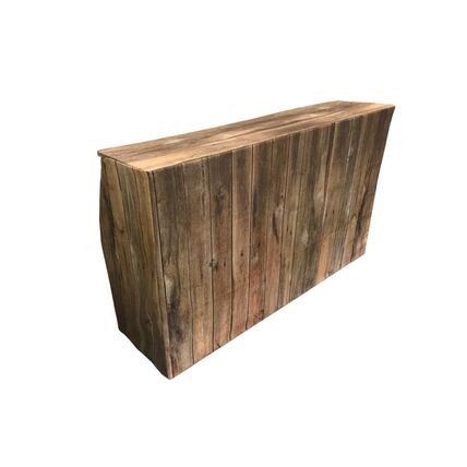 4ft Portable Bar - Rustic