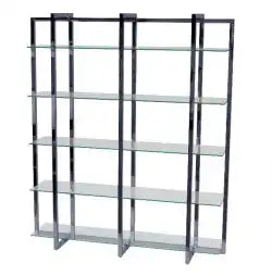 Bellini Back Bar – Chrome Black