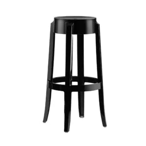 Ghost Black Bar Stool