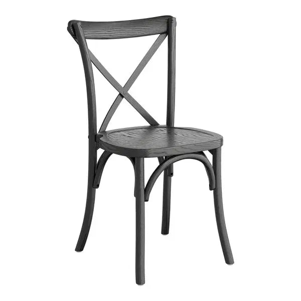 X Cross Back Chair (Black)