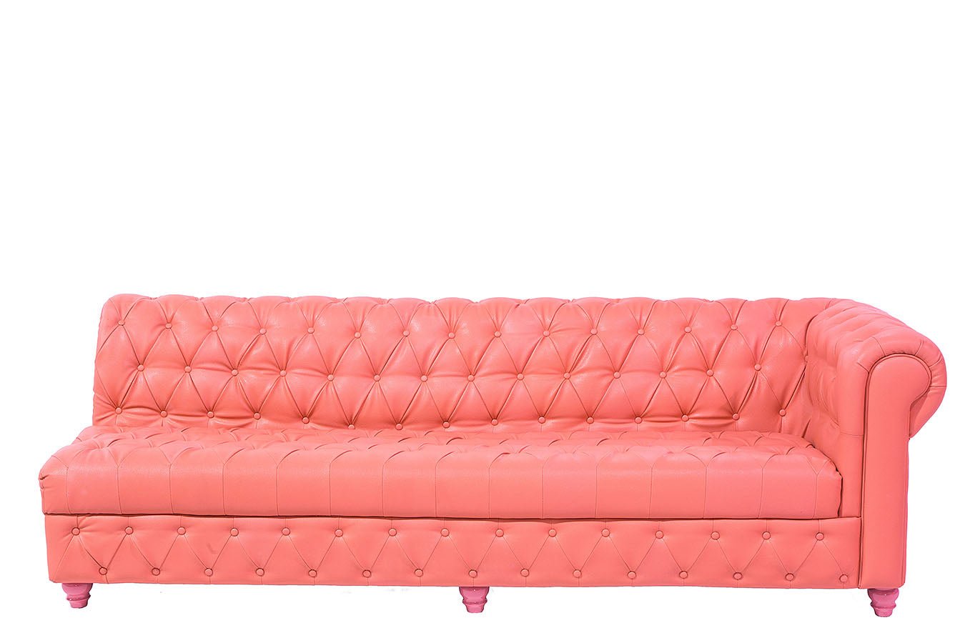 16' Chesterfield Sofa Pink