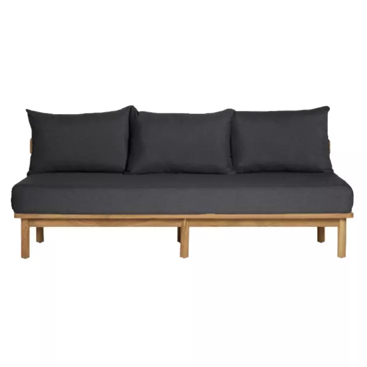 Classic Teak Sofa Charcoal