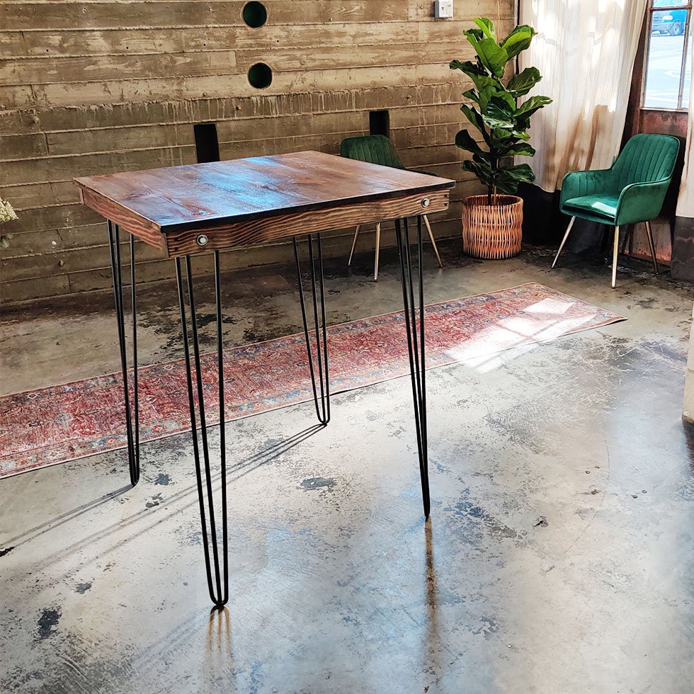 3' Hickory Hairpin Cocktail Table