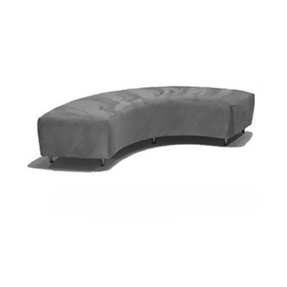 Curved Bench - Grey