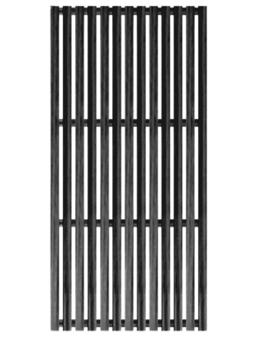 Black Slat Walls 8ft