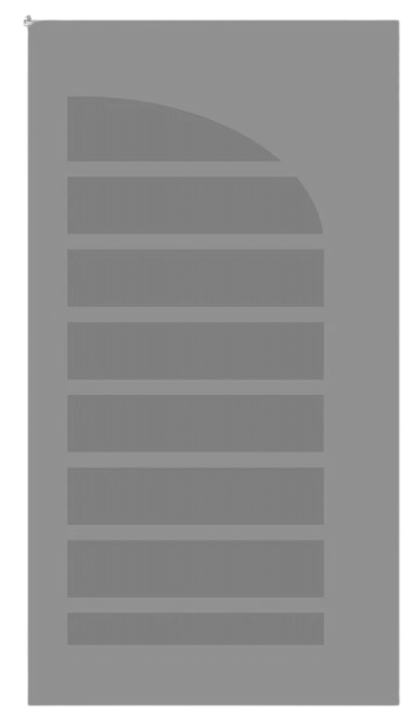 3D Half Arch 4'x8' Shelf