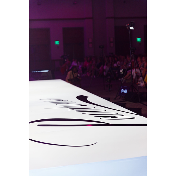 White Wraped Stage