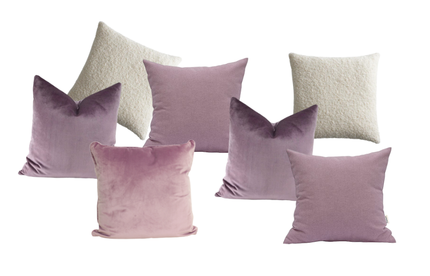 Lavendar Haze Pillow Grouping