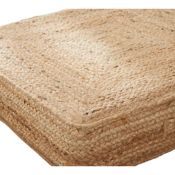 Woven Jute XL Floor Cushion