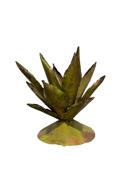 Small Iron Aloe Decor