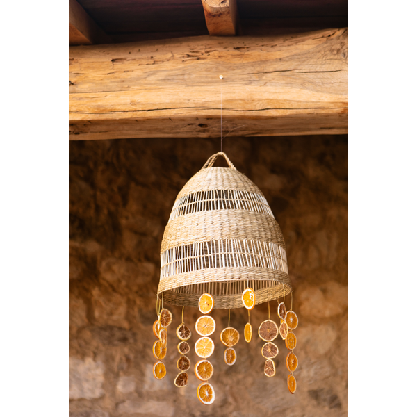 Wicker Pendant Lantern