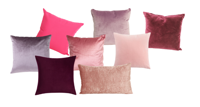 Pink & Purple Pillow Grouping