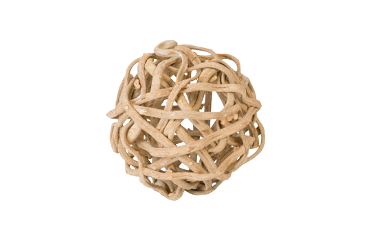 XL Wooden Stick Ball Decor