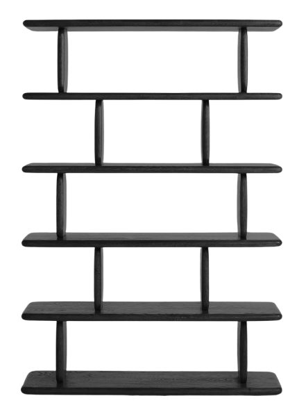 Deb Black Wood Shelf