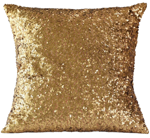 Gold Sequin Pillow