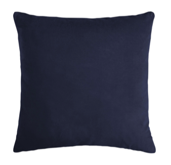 Navy Blue Velvet Pillow
