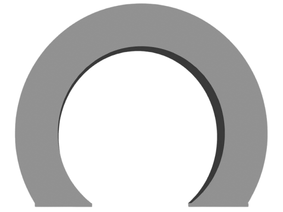 XXL 3D 10'x9' Circle Entrance
