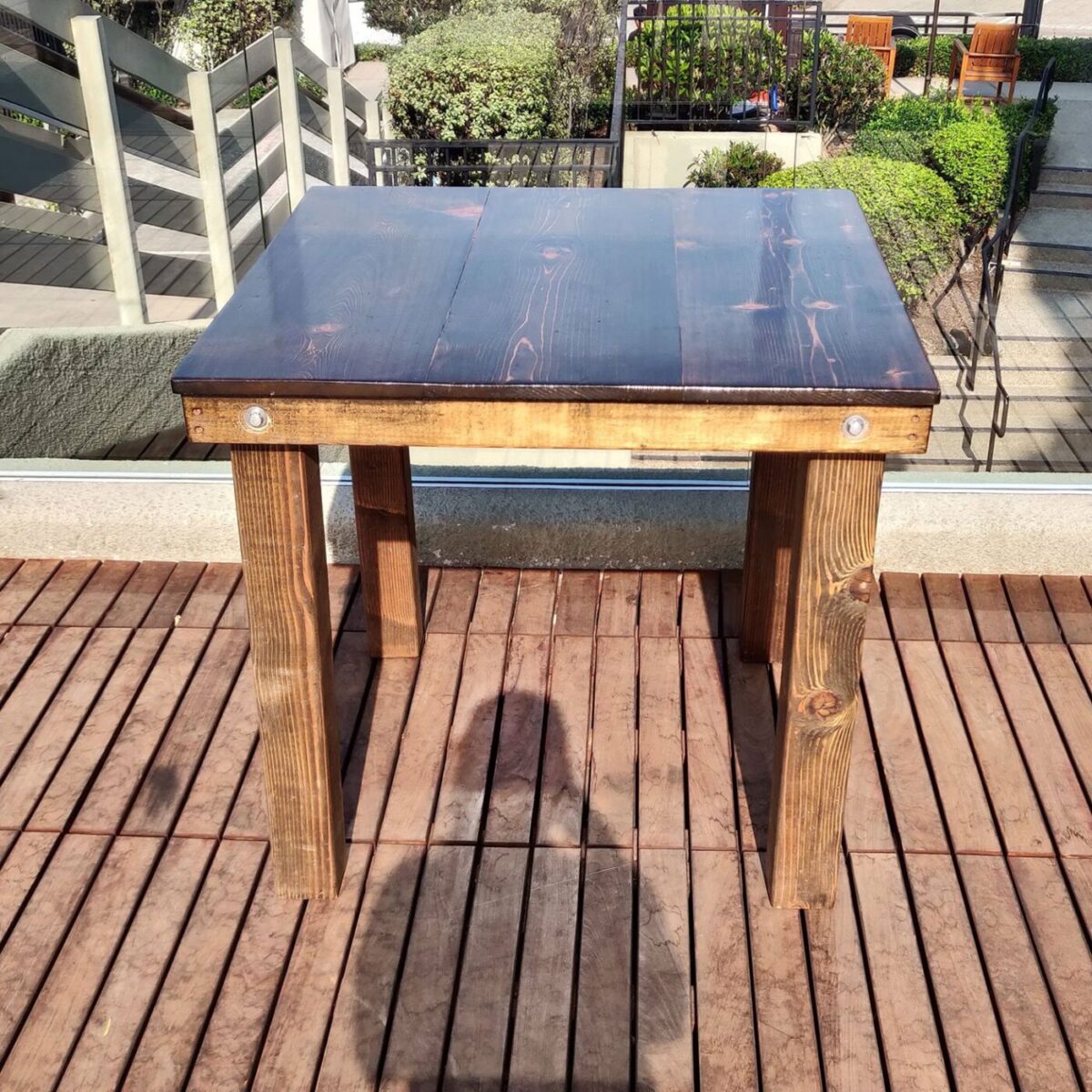 3' Hickory Hairpin Tea Table