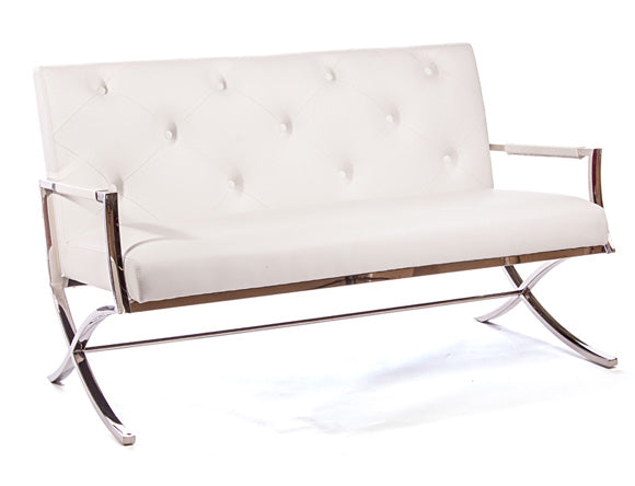 Cosmopolitan Love Seat White