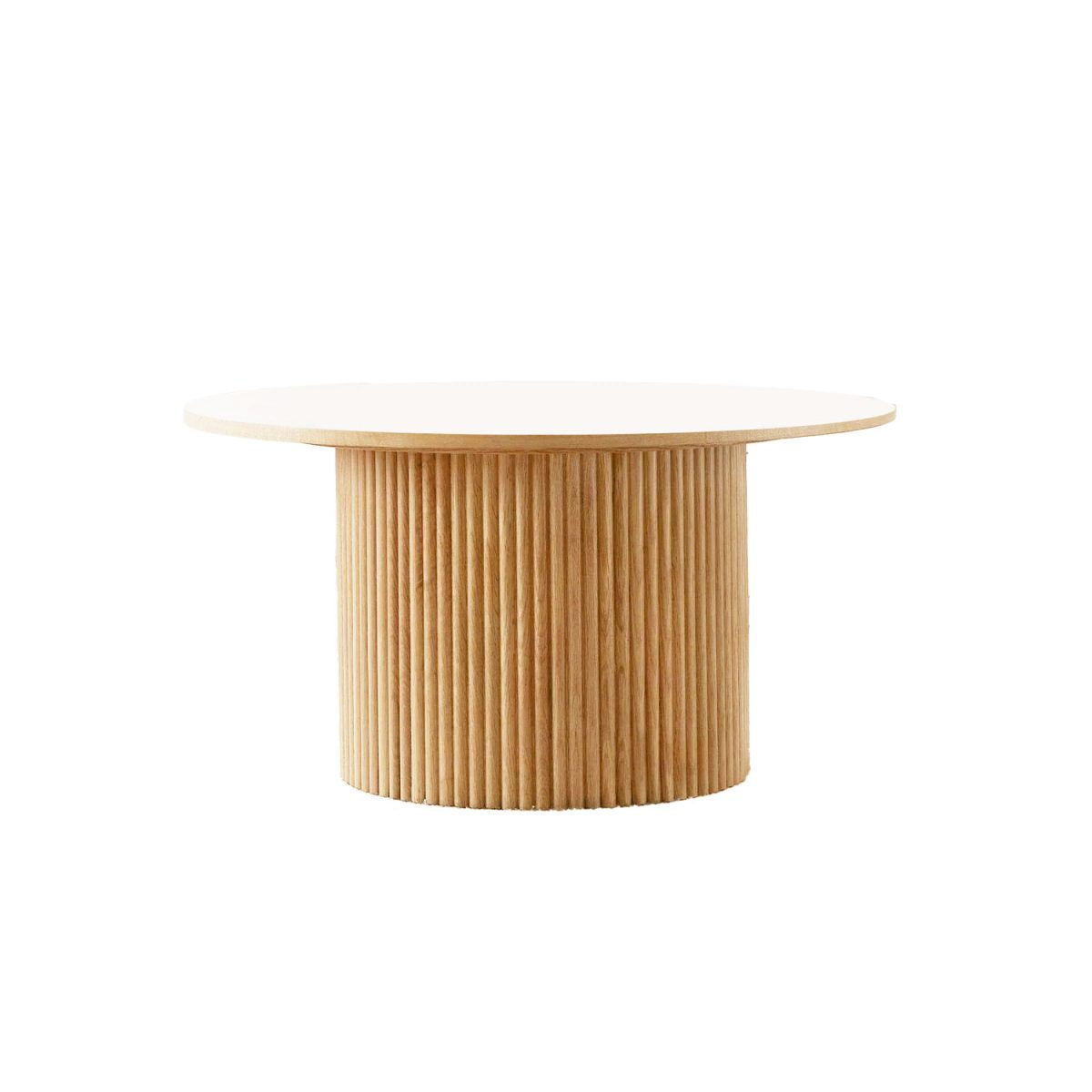 Round Fluted Coffee Table