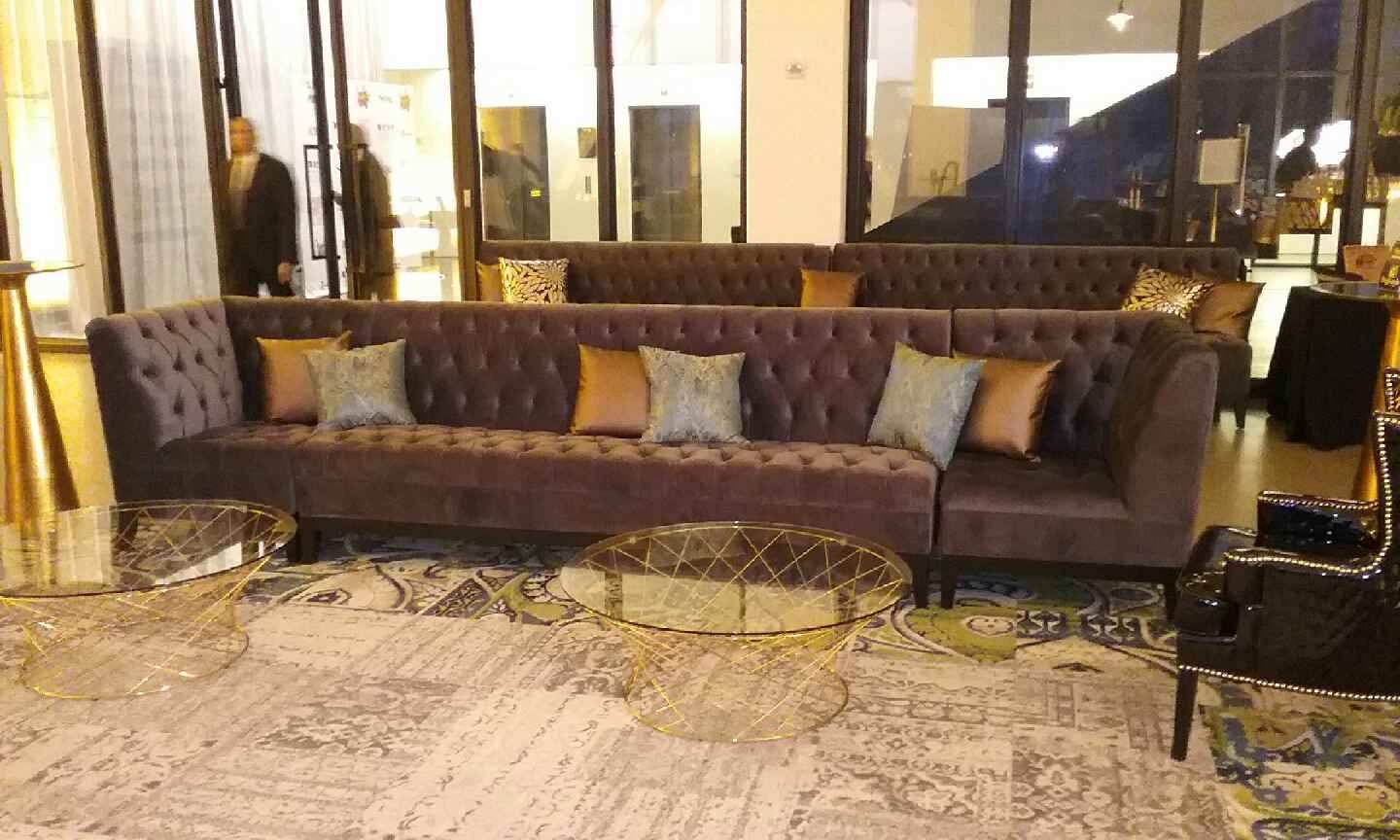 Lexington Armless Sofa Grey