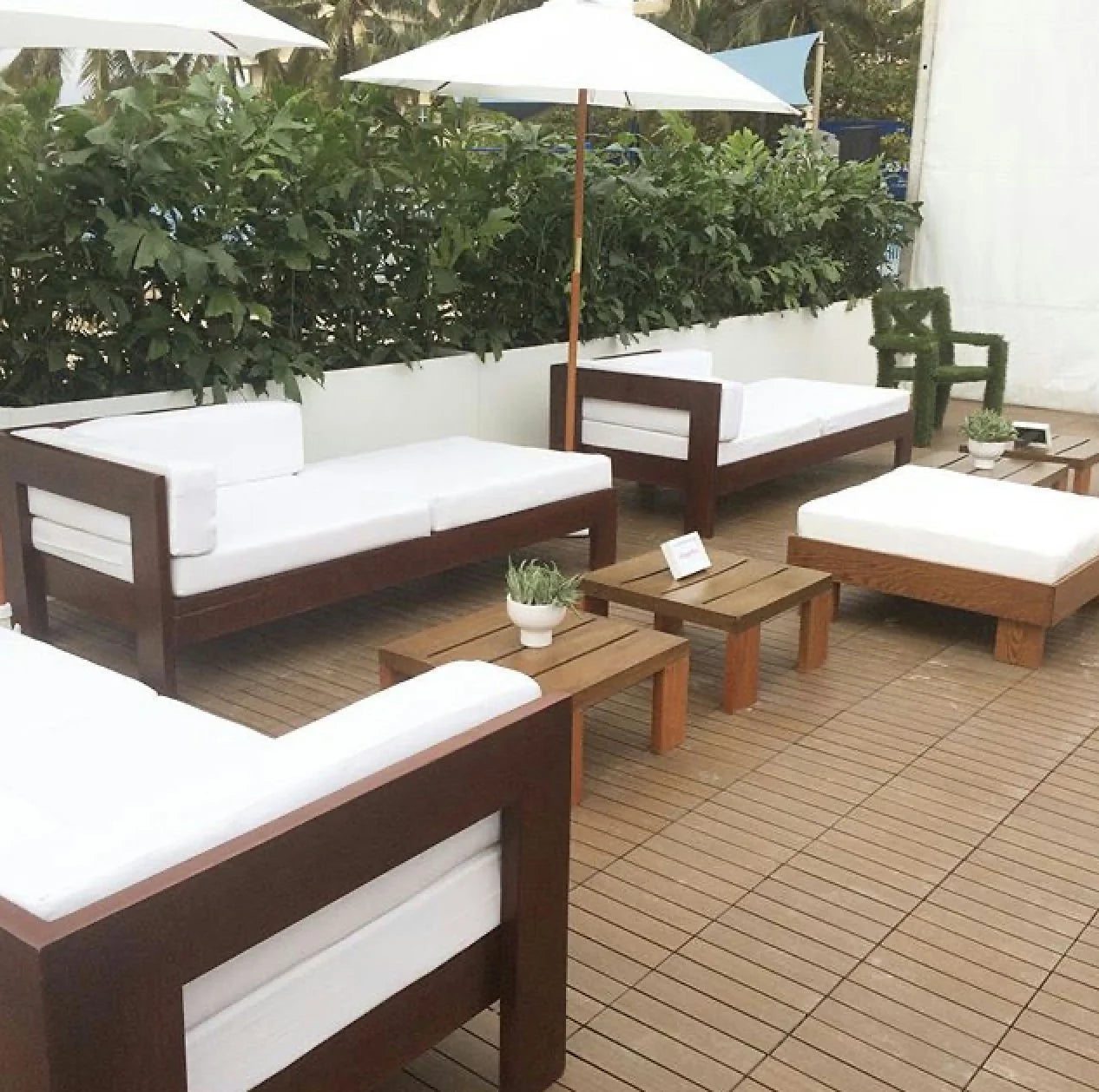 Black & White Stripe Umbrella