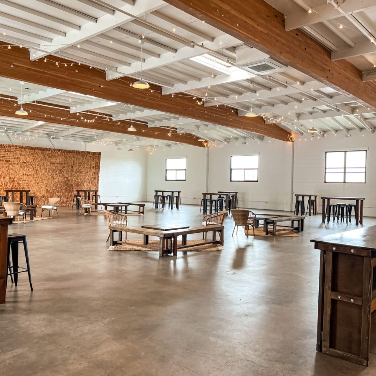 5' Hickory Hairpin Bar Table