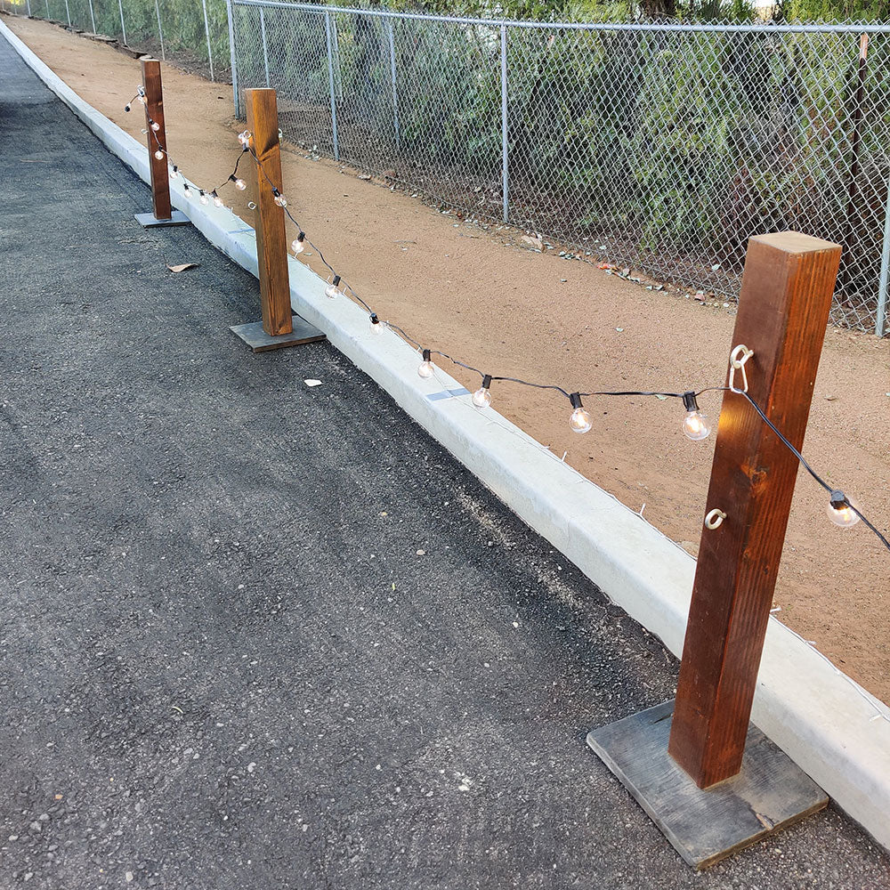 Market Light Rope & Post Divider