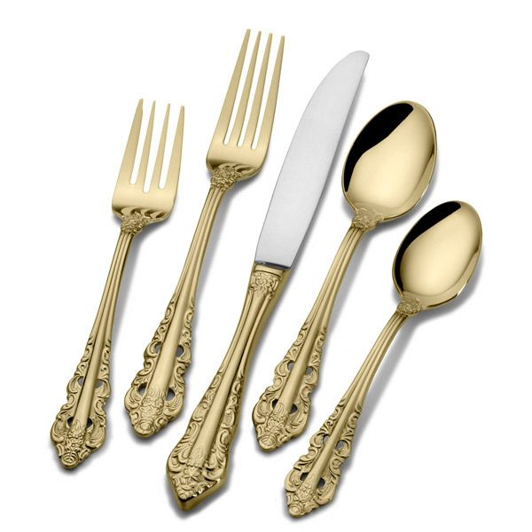 Vintage Gold Flatware