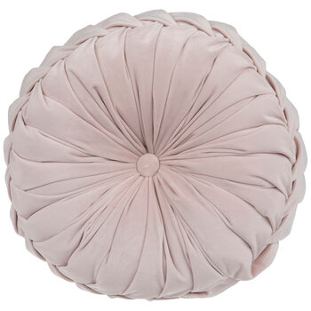 Blush Pink Round Pillow