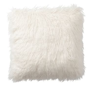 White Fur Pillow