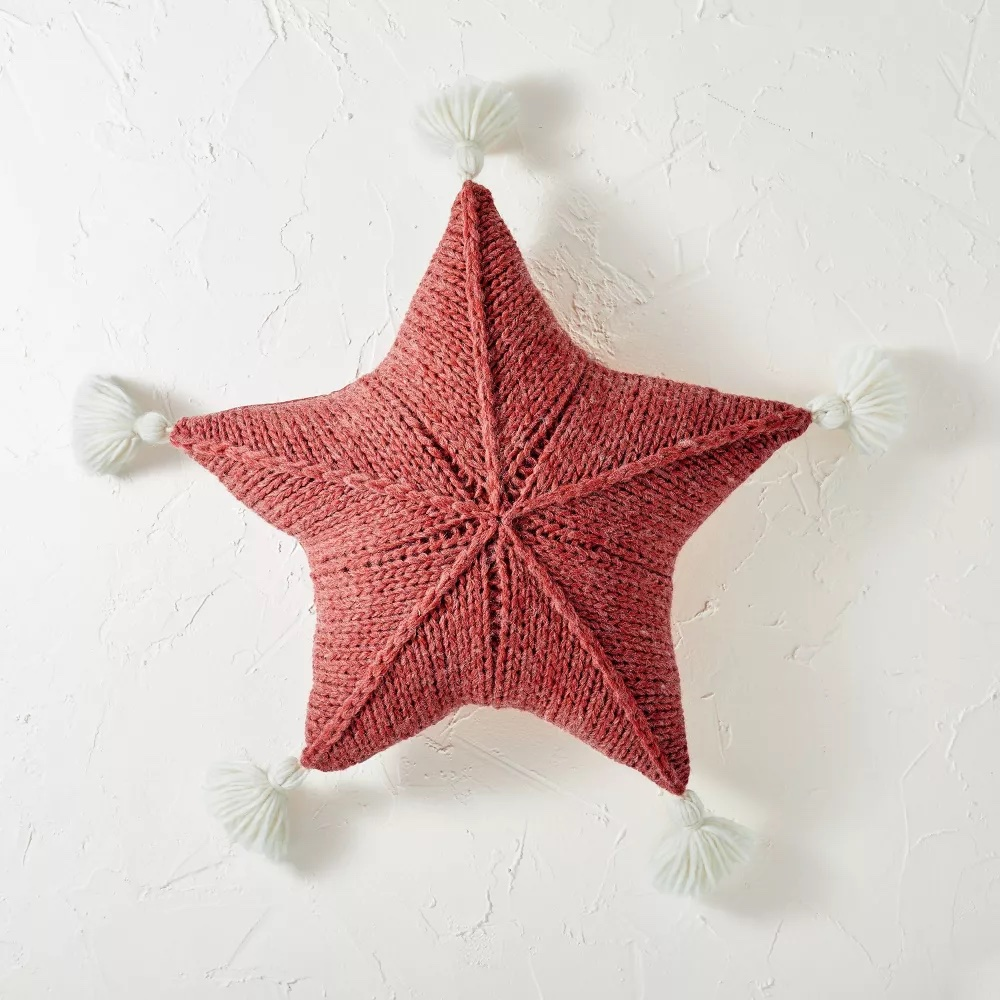 Sweater Star Pillow