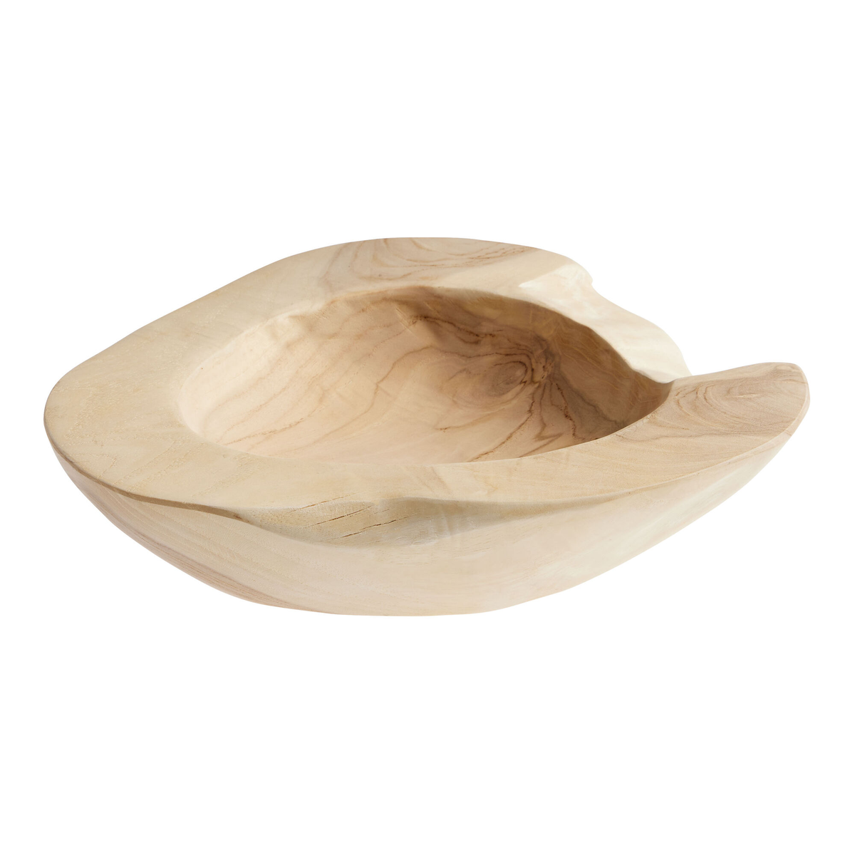 Bleached Teak Wood Bowl