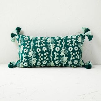 Green Lumbar Pillow