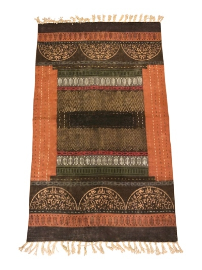 Multi-Colored Terra Cotta Rug