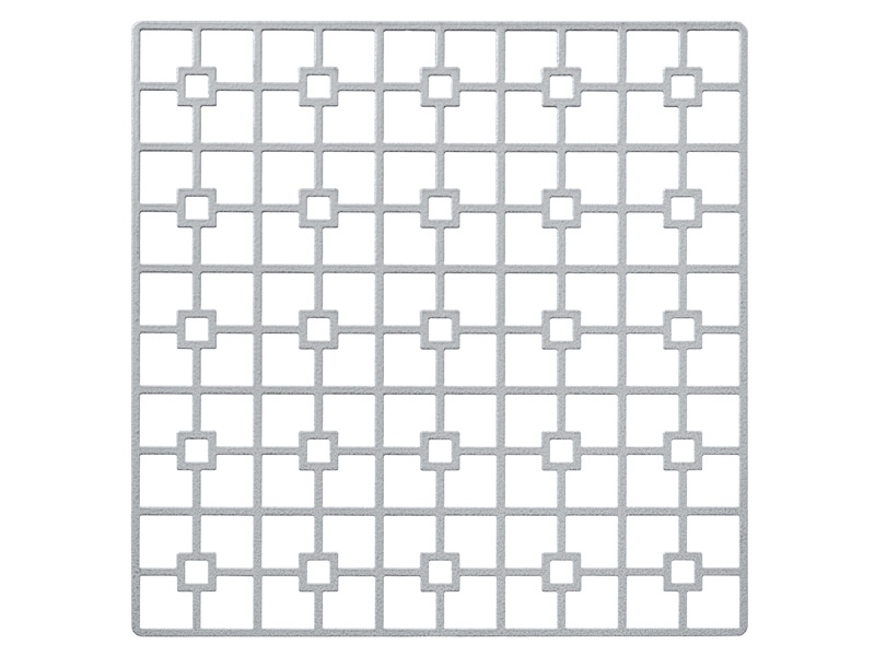 Platinum Metal Square Charger Plates