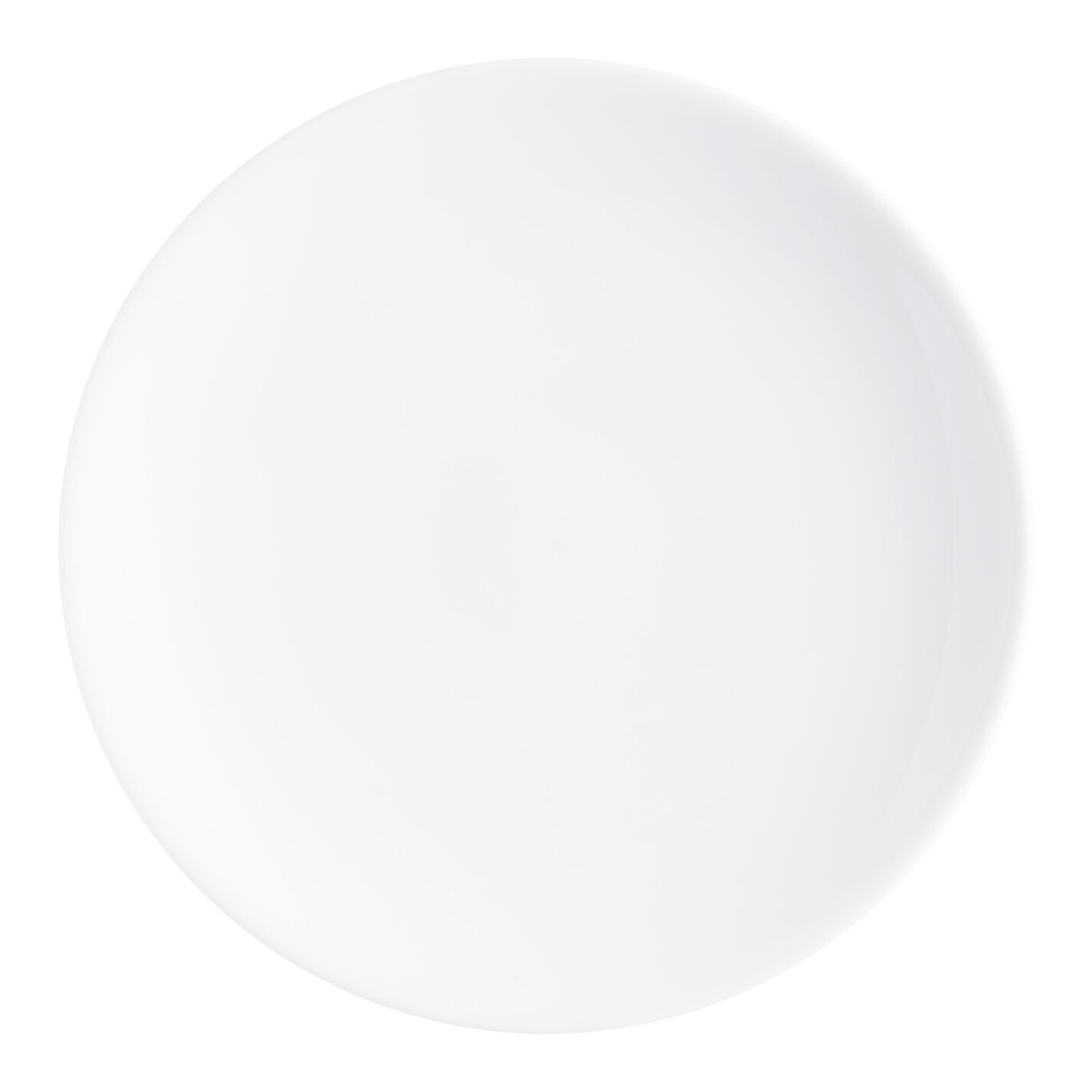 White Porcelian Coupe Salad Plate
