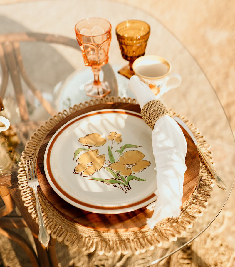 Vintage Stoneware Dinner Plates-Mix n Match