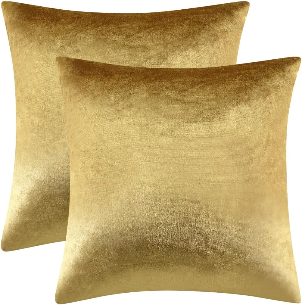 Gold Velvet Pillows